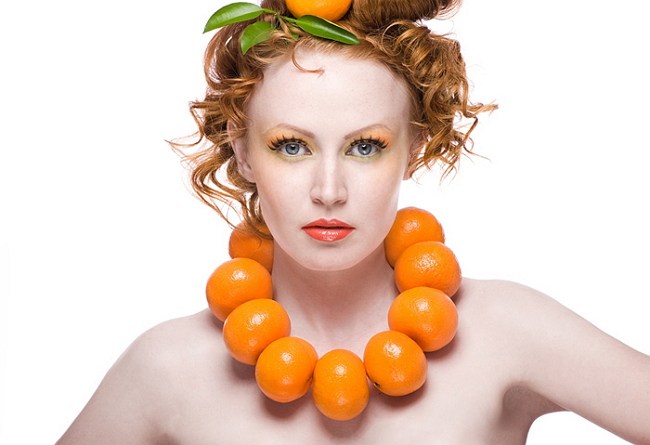 Оранжевое ожерелье